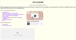 Desktop Screenshot of mclemore.com