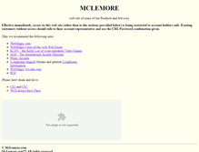 Tablet Screenshot of mclemore.com